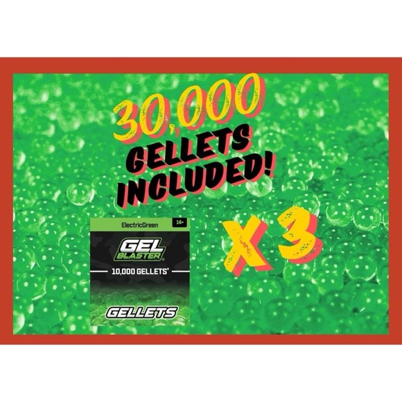 Gel Blaster Portal Smart Target System Gellet Depot 30,000 Gellets Ultimate Pack - Picture 5 of 15